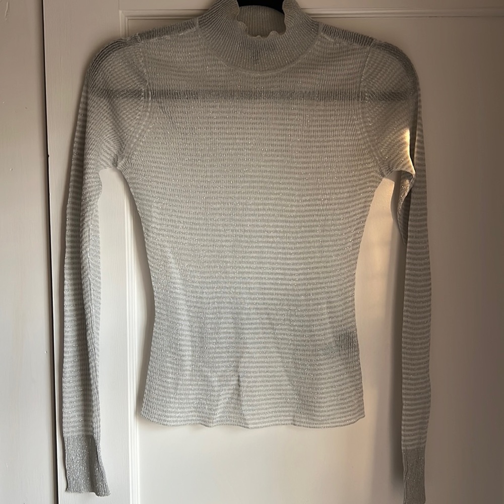 Rag & Bone Metallic Striped Sweater
